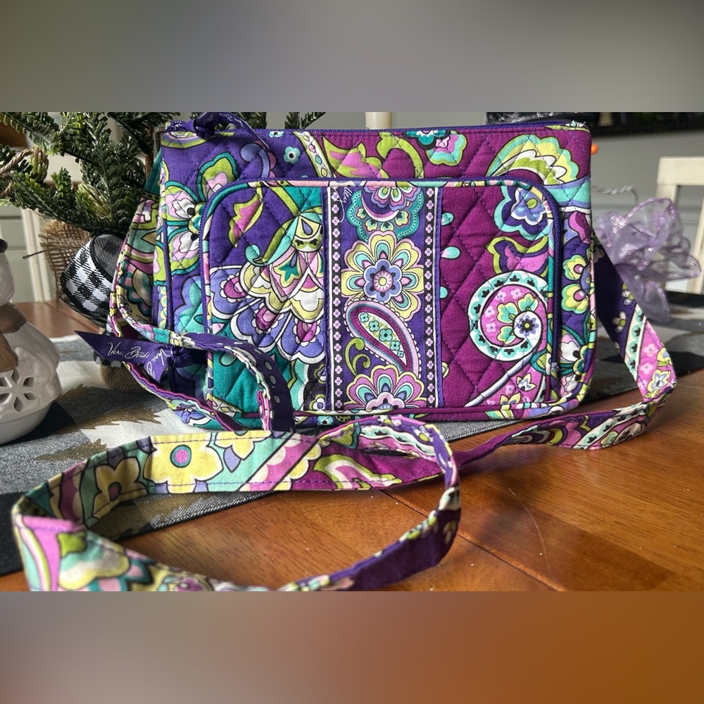 Vera Bradley mini hipster in Heather pattern